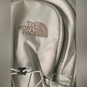 Northface Luxe white backpack - gently used